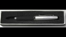 black and silver pen
